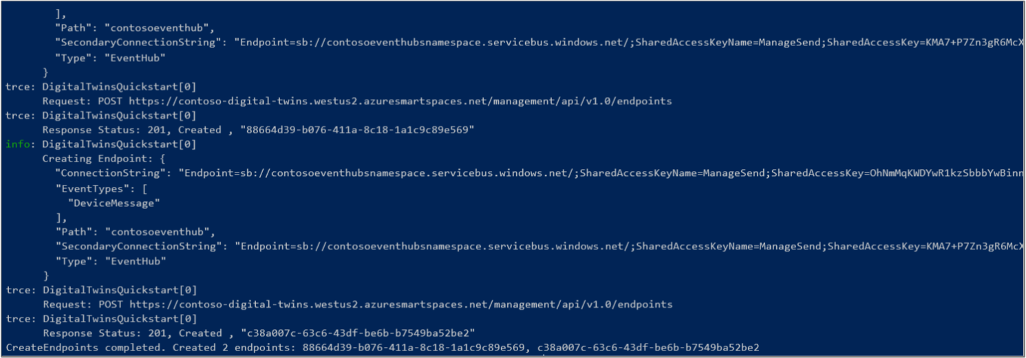 Endpoints for Event Hubs