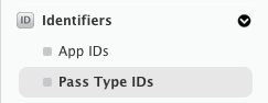 Create a new pass type