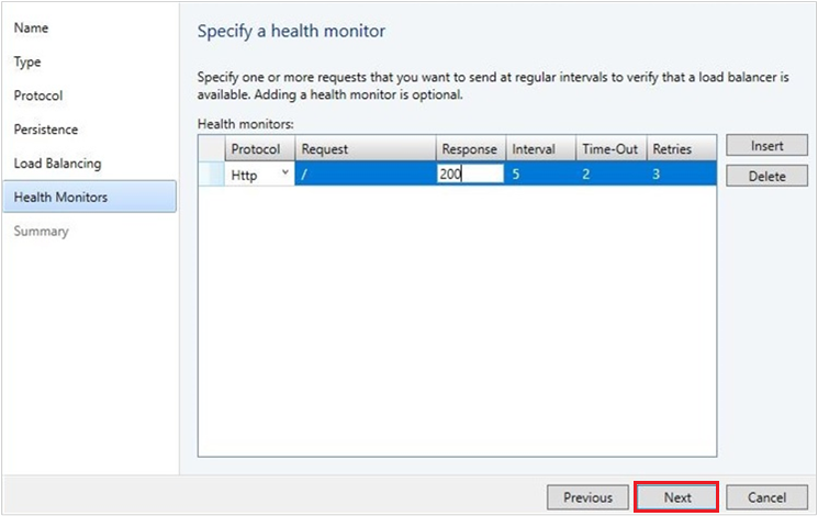 Screenshot of Health Monitor.