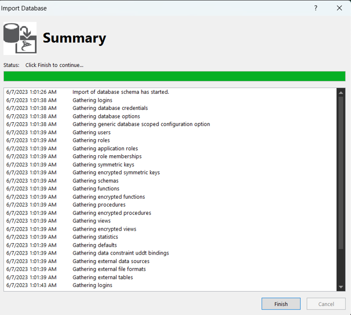 Import Database 2