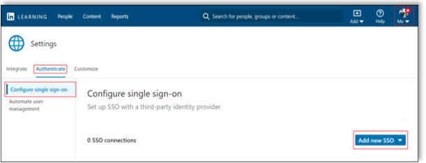 Configure single sign-on Configure single sign-on