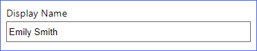 TextBox showing properties specified in claim type