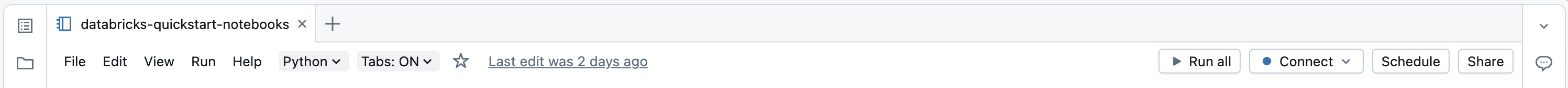 Notebook default language