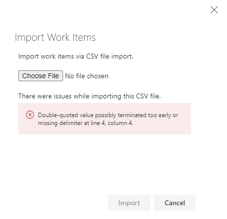 CSV Error image