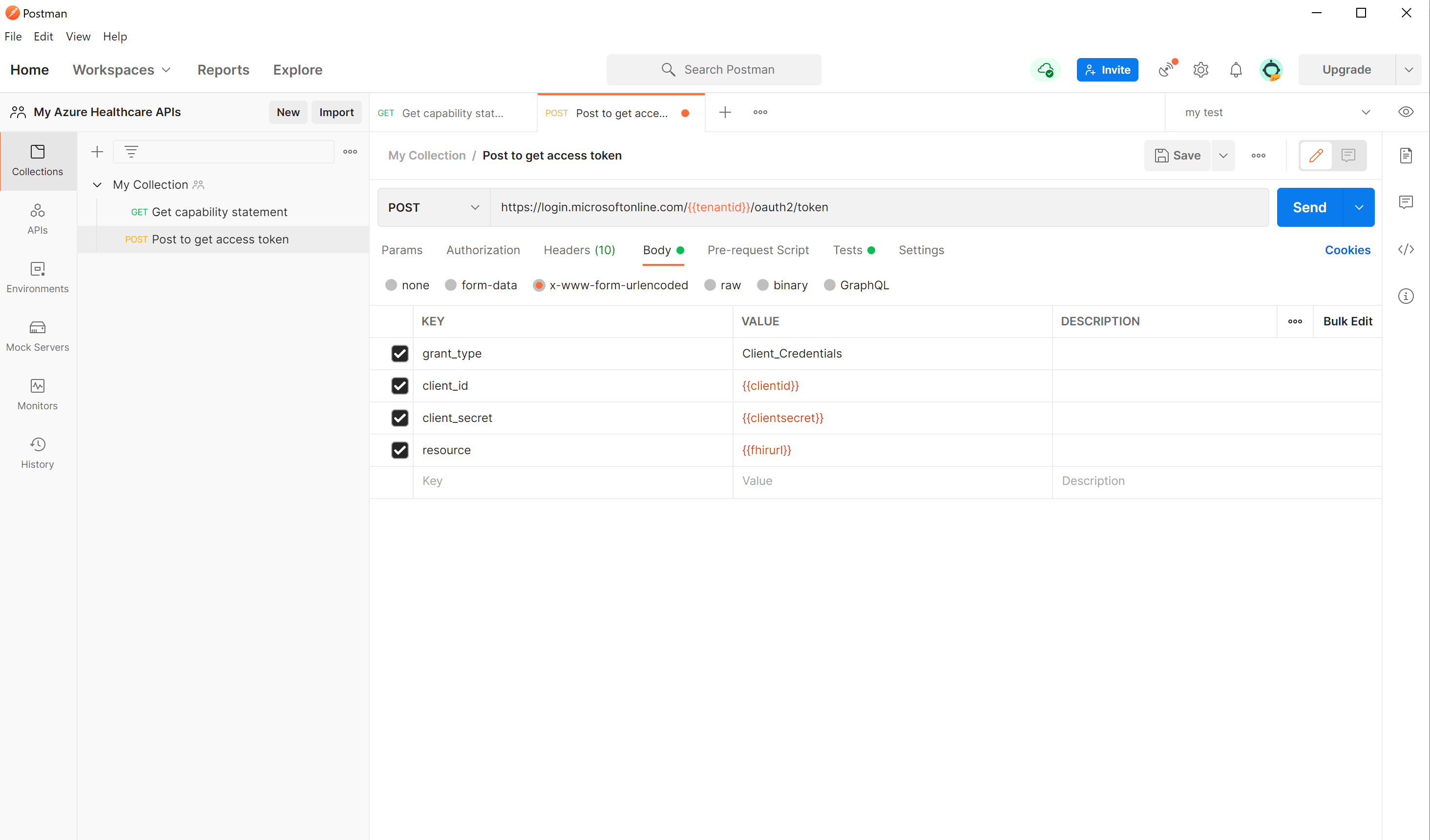 Screenshot showing the send button.