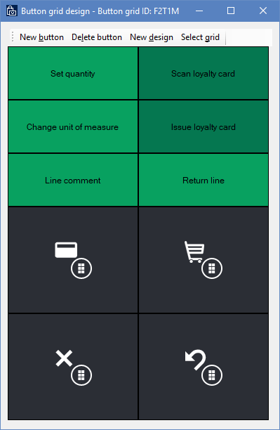 Button grid designer.