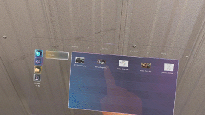 Animation of moving screen around with direct touch Animation of moving screen around with direct touch.