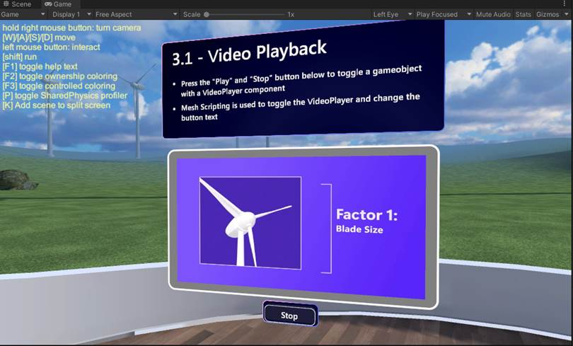 A screenshot of a video playback Description 