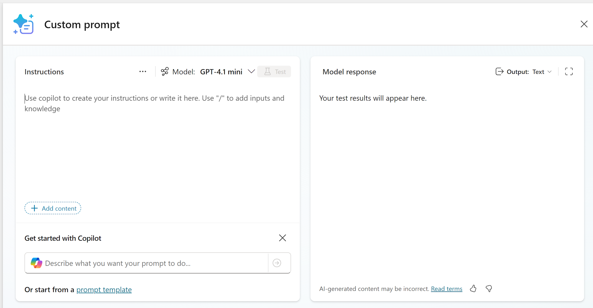 Screenshot of a sample screen when you sign in.