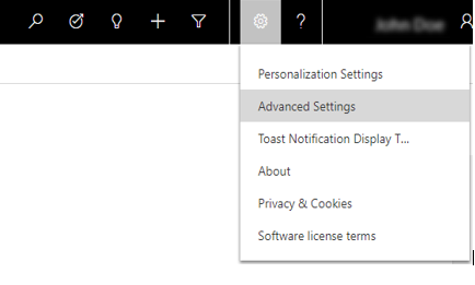 Napredne nastavitve.