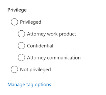 Nested tags within a tag section.