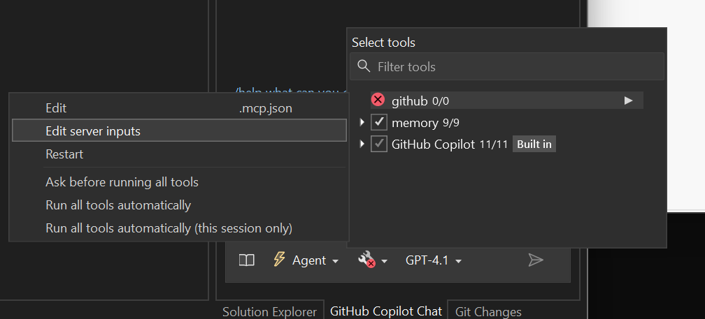 MCP server support improved