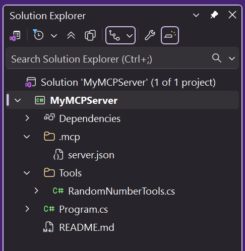 MCP Server Project Structure (stdio)