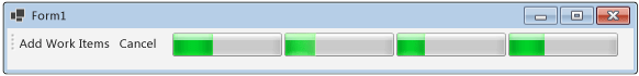 TPLDataflow_Cancellation The Windows Forms Application