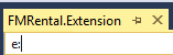 Current extension.