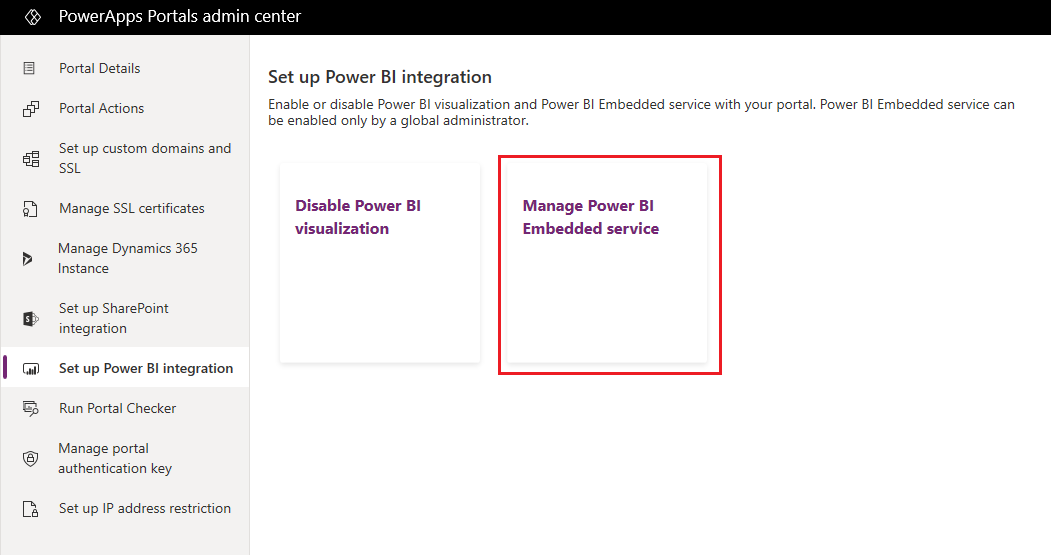 Управљање услугом Power BI Embedded Управљање Power BI Embedded услугом.