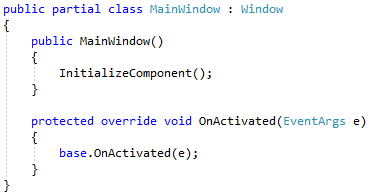 Override result C#