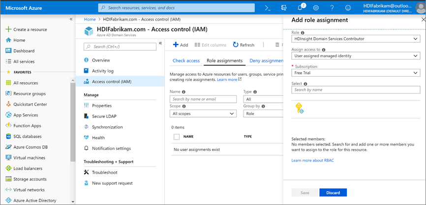 Create a user-assigned managed identity.