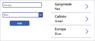 Primer prvog ekrana.