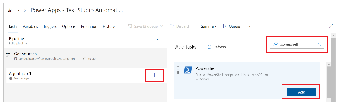 Dodajte PowerShell Dodajte PowerShell.