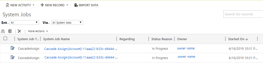 Pregled kaskadnih operacija.