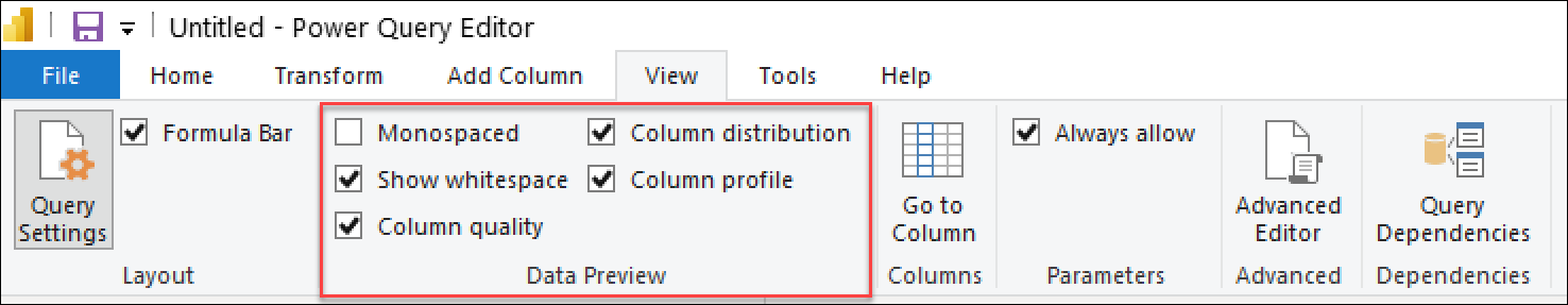 Data profiling tools.