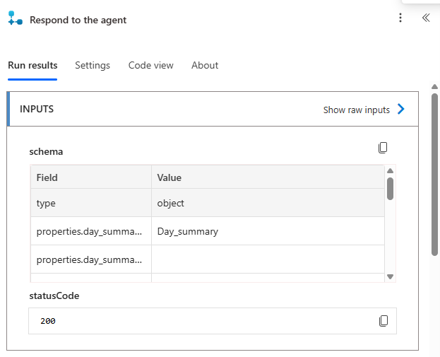 Screenshot showing the outputs presented through testing.