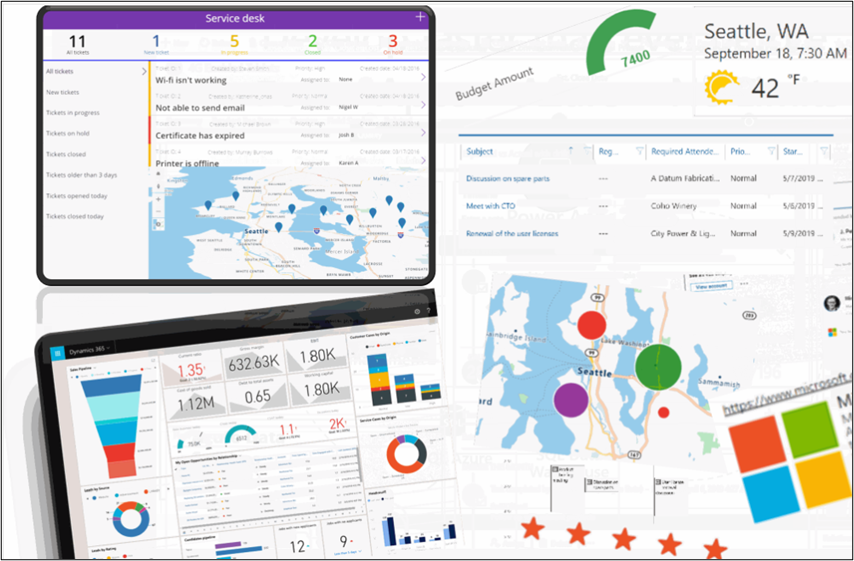 Diagram of a collection of example components.