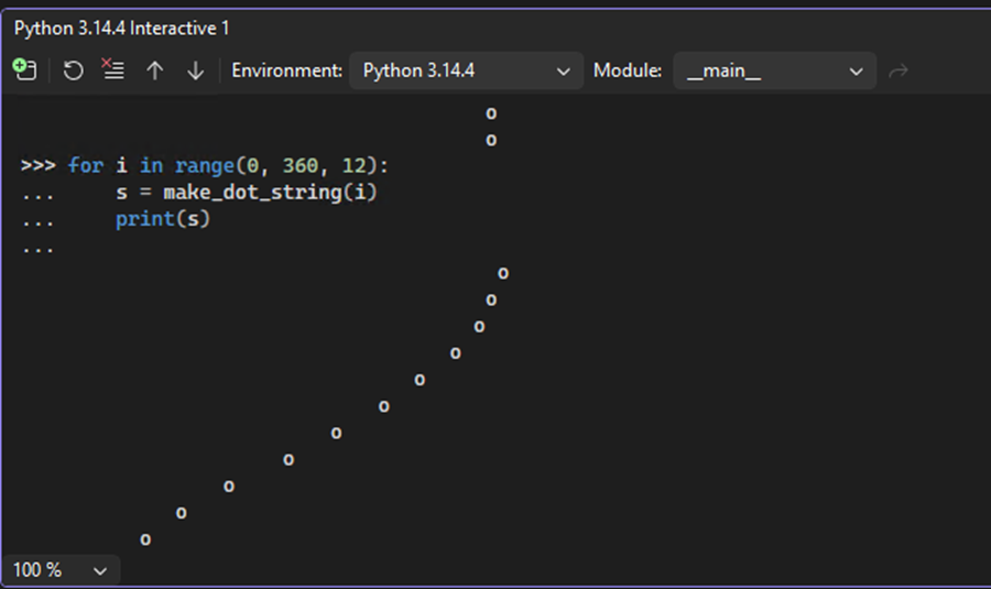 Screenshot that shows how to edit a previous statement in the Interactive Window in Visual Studio.