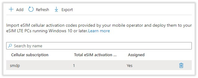 Mobilprenumerationspoolen heter csv-filnamnet för aktiveringskoden.