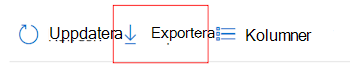 Exportera loggdata till Azure Monitor genom att välja Exportera datainställningar i Administrationscenter för Microsoft Intune och Intune.