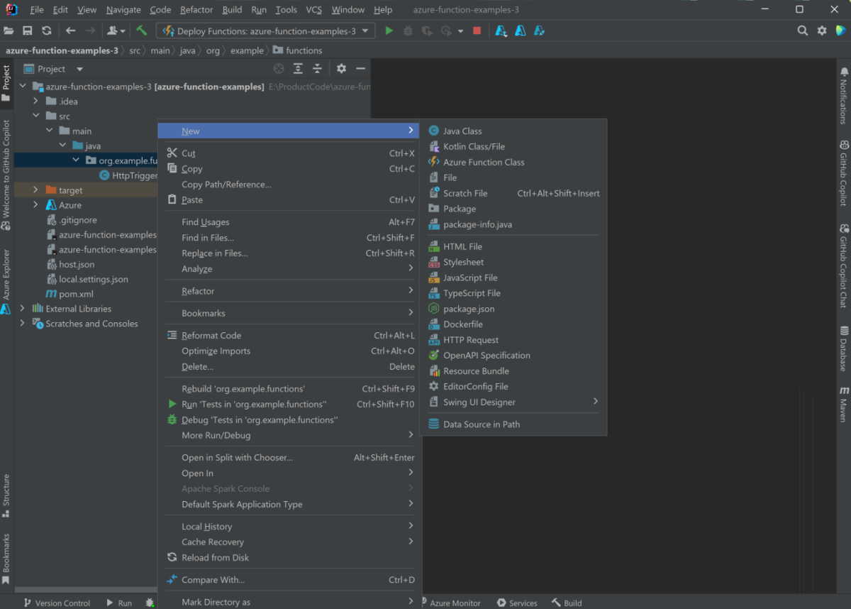 Lägg till funktioner i projektposten.