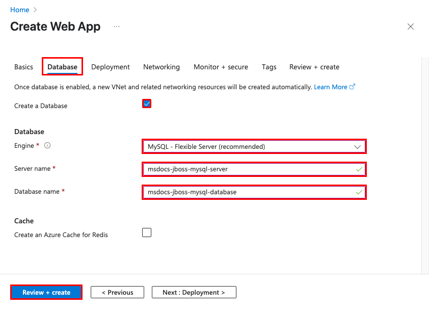 En skärmbild som visar hur distributionsprocessen har slutförts.