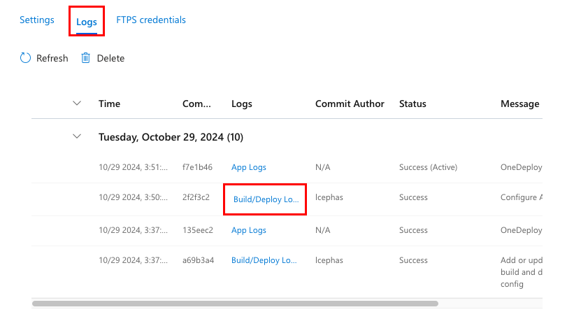 En skärmbild som visar ett GitHub-kodområde och filen ContextListener.java öppnas.