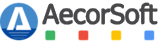 Logotypen för Aecorsoft.