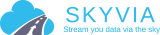 Logotypen för Skyvia.