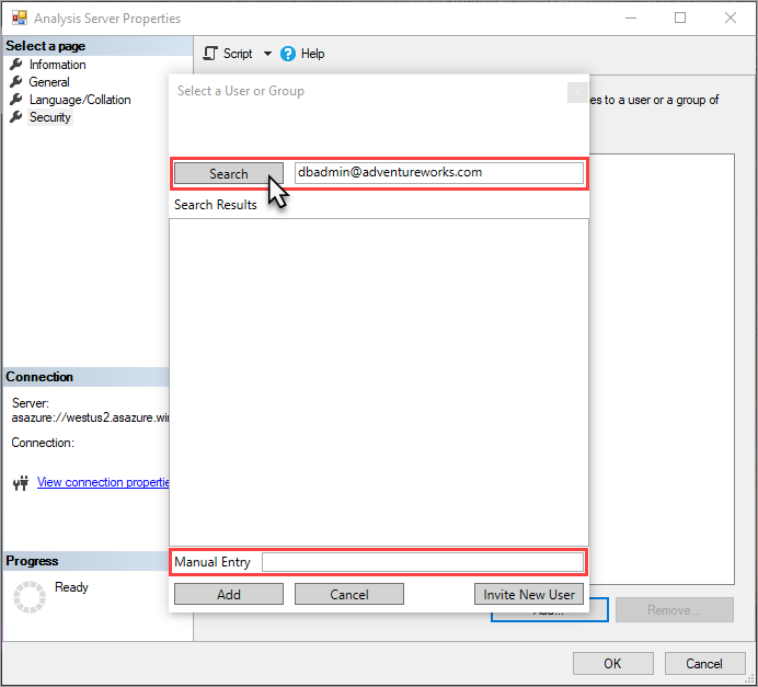 Lägg till serveradministratör