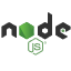 Den här bilden visar logotypen för Node.js