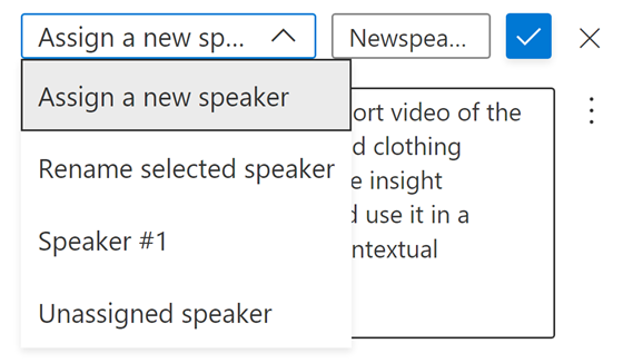 Skärmbild av hur du lägger till en ny talare.