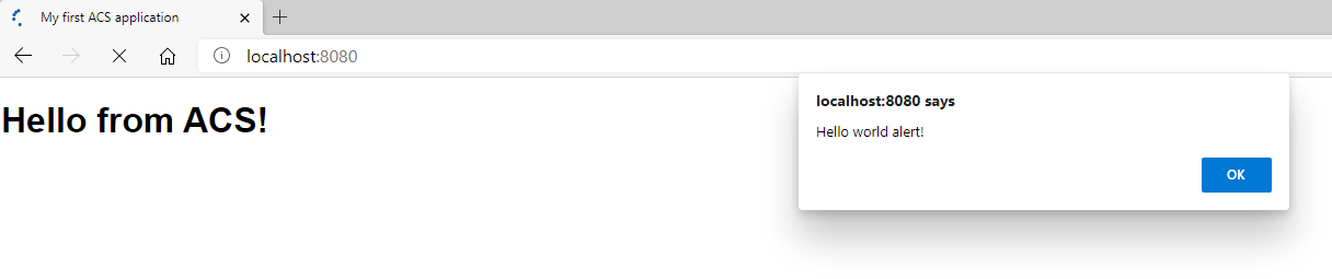 Skärmbild av H T M L-sidan.