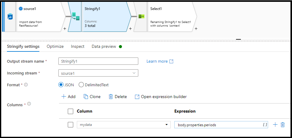 Stringify-inställningar