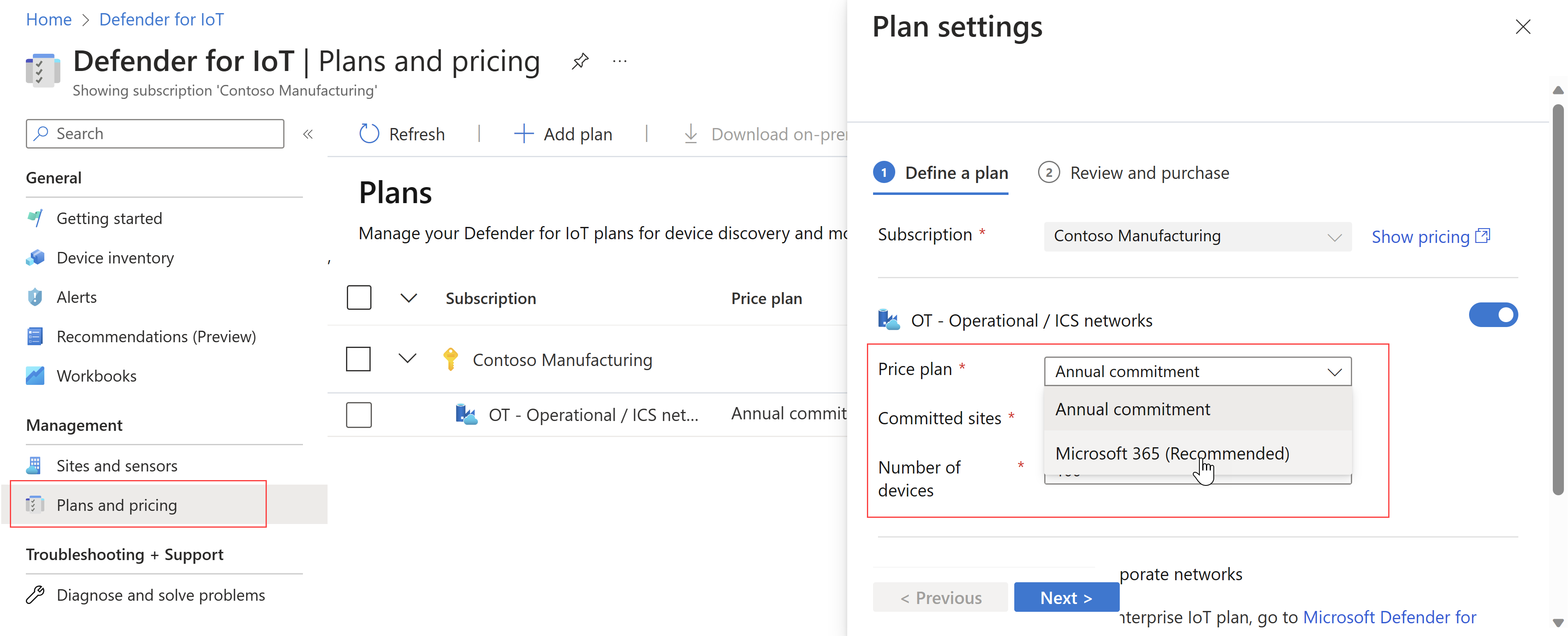 Skärmbild av uppdatering av din prisplan till Microsoft 365.