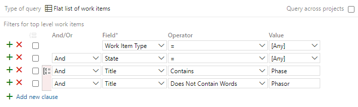 Screenshot som visar Editor Power Query inklusive och exklusive exakta ord.