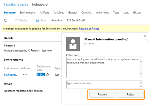 Manuell åtgärdsuppgift