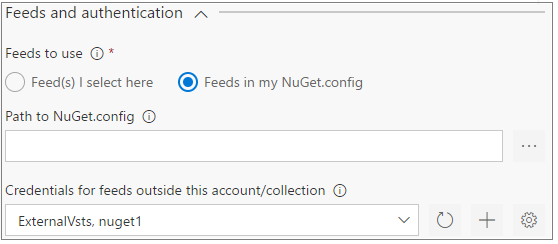 Feeds som ska användas