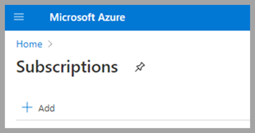 Välj knappen Lägg till. En skärmbild av ett popup-fönster för att lägga till en prenumeration.