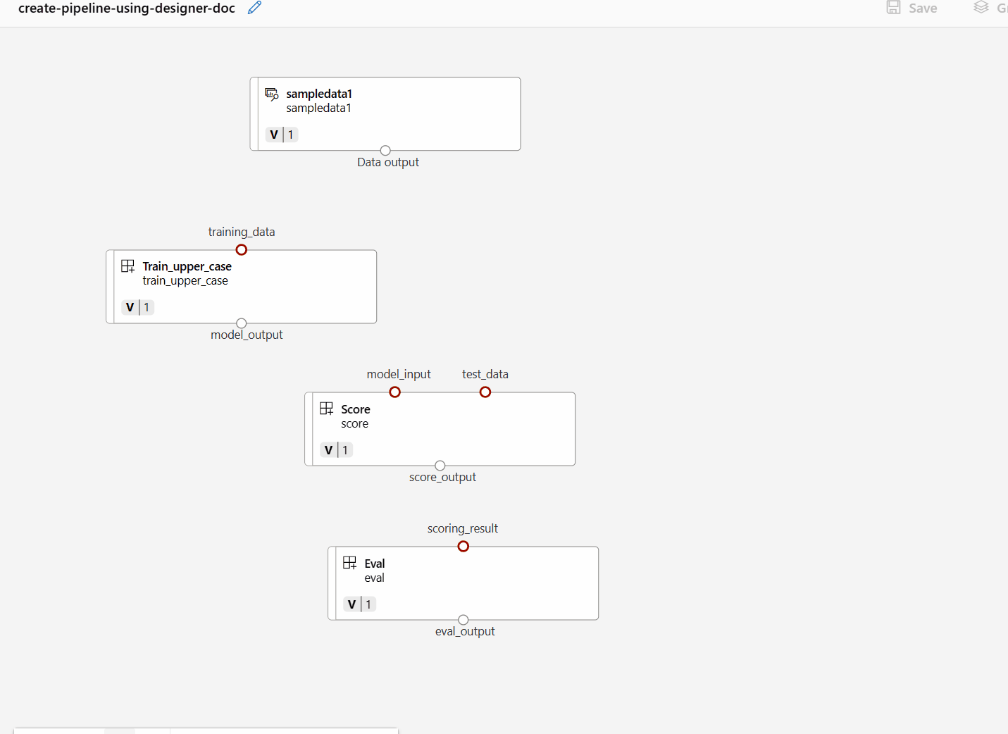 Gif som visar hur du ansluter pipelinen.