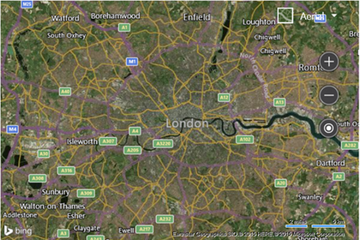 London Aerial Sample Image