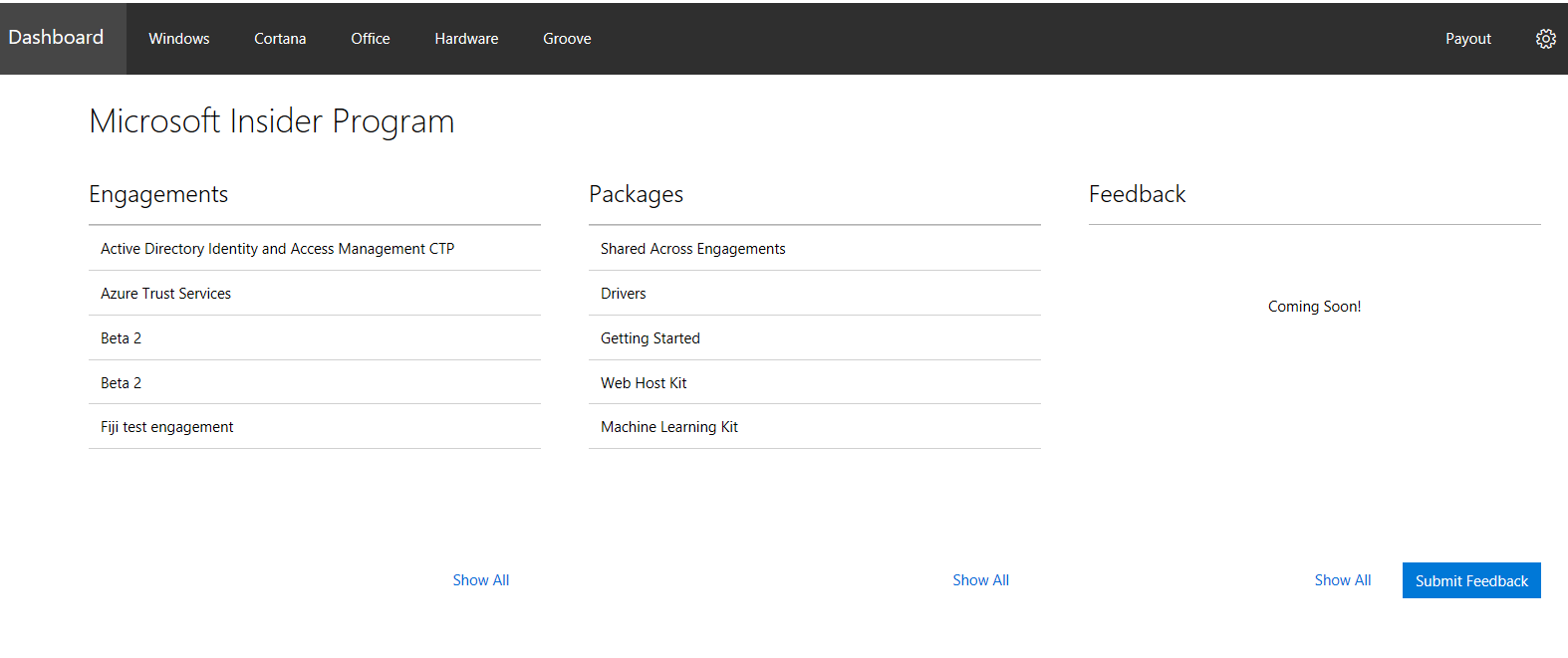 Lista över dina åtaganden