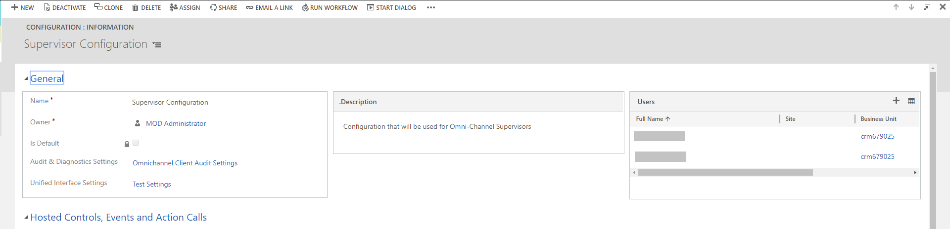 Add user to supervisor configuration Add user to supervisor configuration.